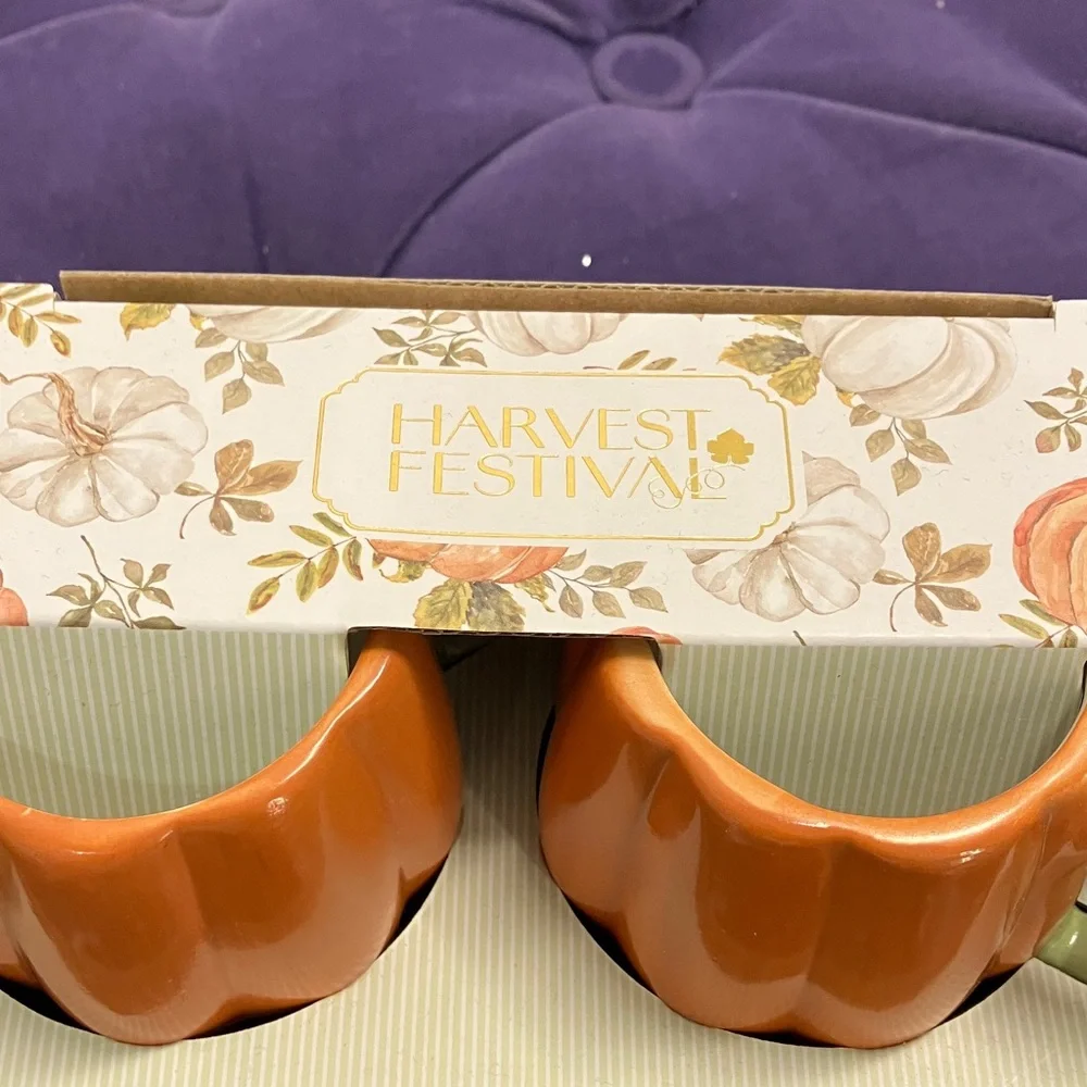 FLASH SALE! Orange Espresso Mugs Set of 4